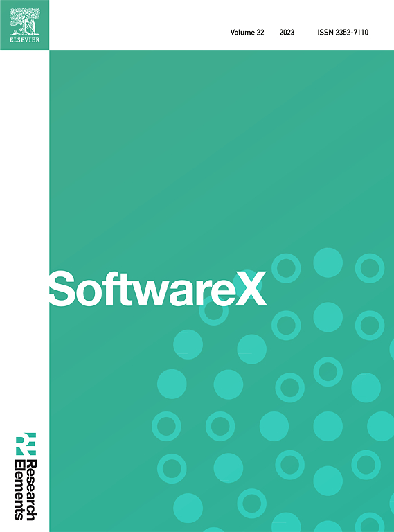 Go to journal home page - SoftwareX
